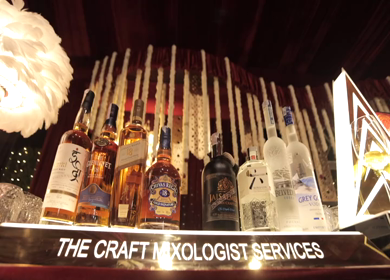 5th January 2025 : A slow motion shot of a bar at an Indian wedding in New Delhi, India