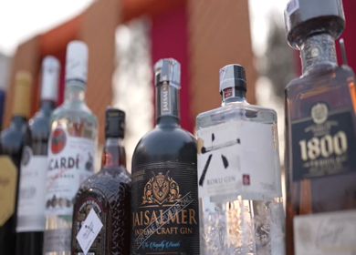 5th January 2025 : A slow motion shot of a bar at an Indian wedding in New Delhi, India