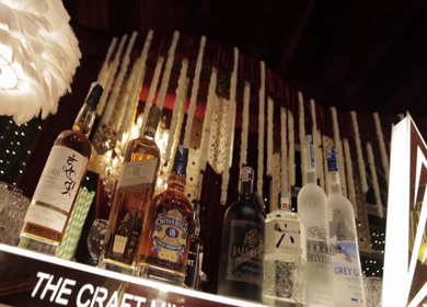 5th January 2025 : A slow motion shot of a bar at an Indian wedding in New Delhi, India