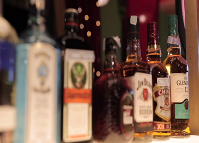 5th January 2025 : A slow motion shot of a bar at an Indian wedding in New Delhi, India