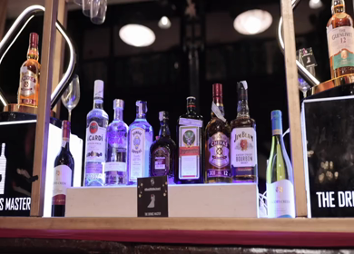 5th January 2025 : A slow motion shot of a bar at an Indian wedding in New Delhi, India