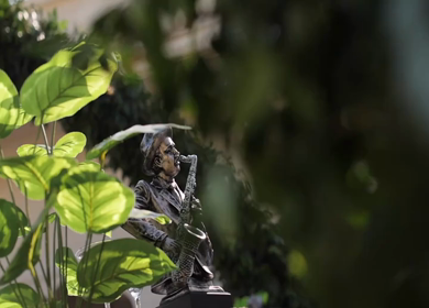 A slow motion shot of a bar at an Indian wedding in New Delhi, India