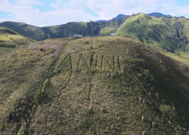 Aerial Shot of Anini Hills Landscape with Rolling Green Mountains Arunachal Pradesh India
