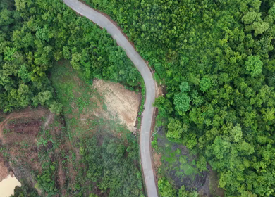 Aerial View of Amboli Ghat in Monsoon Maharashtra
