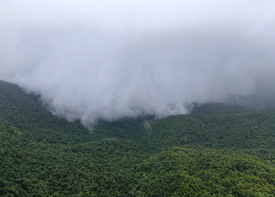 Aerial View of Amboli Ghat in Monsoon Maharashtra