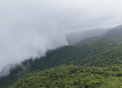Aerial View of Amboli Ghat in Monsoon Maharashtra