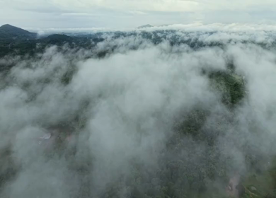 Aerial View of Amboli Ghat in Monsoon Maharashtra