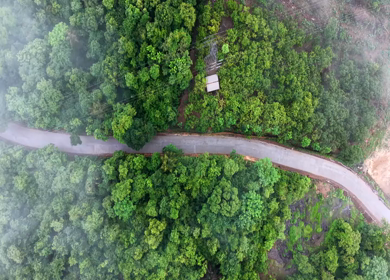 Aerial View of Amboli Ghat in Monsoon Maharashtra