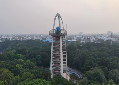 Aerial View of Anna Tower Anna Nagar Chennai India