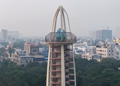 Aerial View of Anna Tower Anna Nagar Chennai India