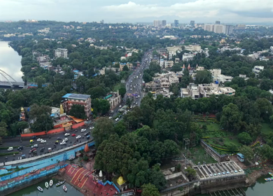 Aerial View of Bhopal City, Madhya Pradesh