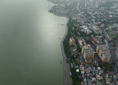 Aerial View of Bhopal City and Upper Lake and Urban Landscape