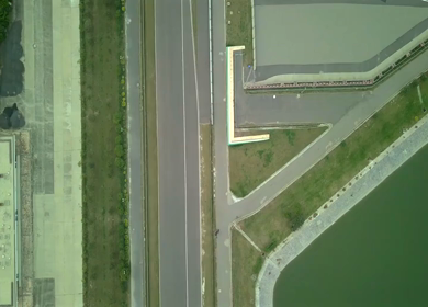 Aerial View of Buddh International Circuit Racing Arena Greater Noida India