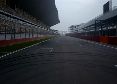 Aerial View of Buddh International Circuit Racing Arena Greater Noida India