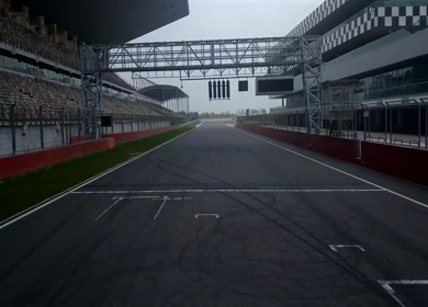 Aerial View of Buddh International Circuit Racing Arena Greater Noida India