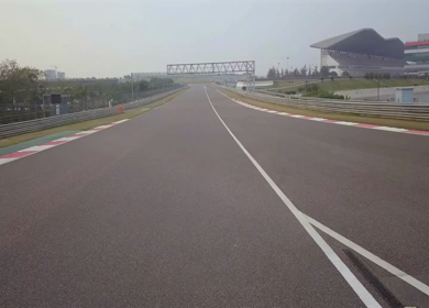 Aerial View of Buddh International Circuit Racing Arena Greater Noida India