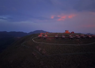 Aerial View of Deomali Hill in Koraput District, Odisha, India