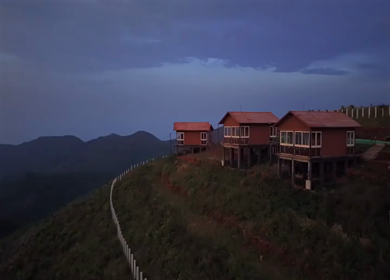 Aerial View of Deomali Hill in Koraput District, Odisha, India