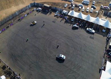 07th December 2025 : Aerial View of Drift Event at Aamby Valley Air Strip, Lonavala, Maharashtra