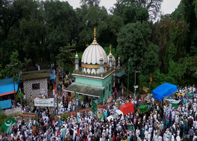 Aerial View of Eid Milad-un-Nabi Procession in Khopoli, Maharashtra