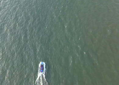 Aerial View of Fishing Boats in Arabian Sea Goa India