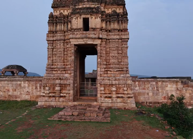 Aerial View of Gandikota Fort Temple in Andhra Pradesh India
