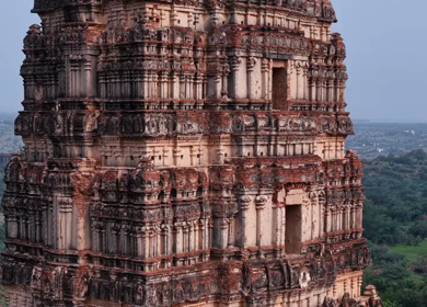 Aerial View of Gandikota Fort Temple in Andhra Pradesh India