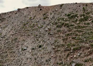 Aerial View of Gombo Rongjon Peak and Glacial River Valley in Zanskar, Ladakh