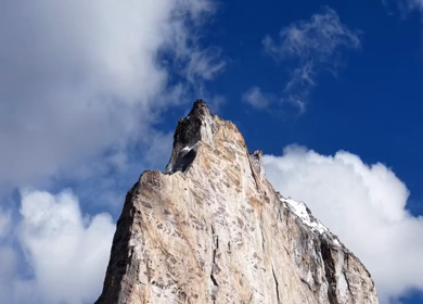 Aerial View of Gombo Rongjon Peak in Zanskar, Ladakh, India