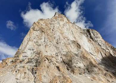 Aerial View of Gombo Rongjon Peak in Zanskar, Ladakh, India