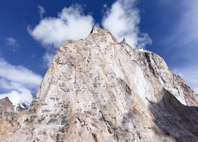 Aerial View of Gombo Rongjon Peak in Zanskar, Ladakh, India
