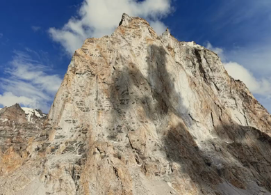 Aerial View of Gombo Rongjon Peak in Zanskar, Ladakh, India