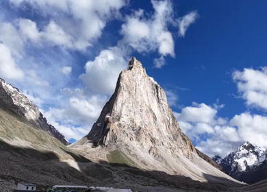 Aerial View of Gombo Rongjon Peak in Zanskar, Ladakh, India
