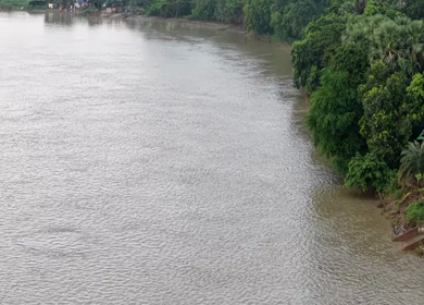 Aerial View of ISKCON Temple Mayapur in West Bengal India