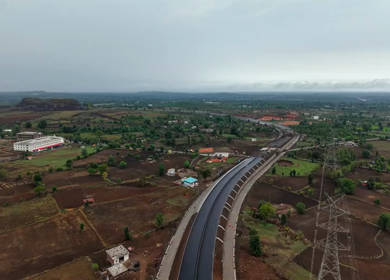 Aerial View of Jabalpur Outer Ring Road, Madhya Pradesh, India