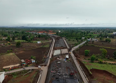 Aerial View of Jabalpur Outer Ring Road, Madhya Pradesh, India