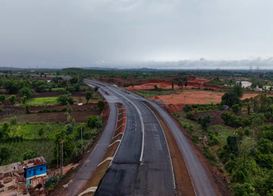 Aerial View of Jabalpur Outer Ring Road, Madhya Pradesh, India