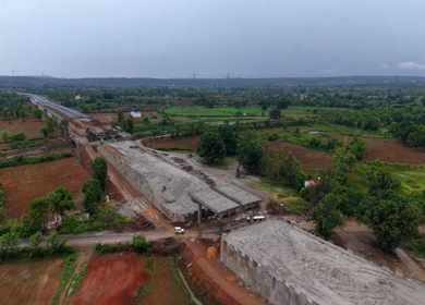 Aerial View of Jabalpur Outer Ring Road, Madhya Pradesh, India
