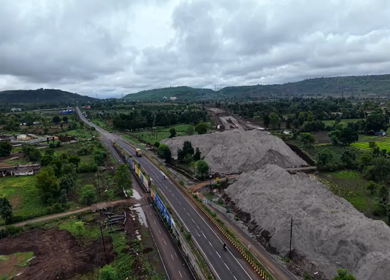 Aerial View of Jabalpur Outer Ring Road, Madhya Pradesh, India