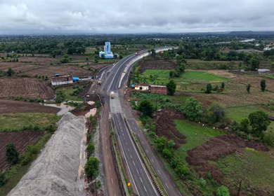 Aerial View of Jabalpur Outer Ring Road, Madhya Pradesh, India