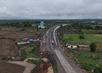 Aerial View of Jabalpur Outer Ring Road, Madhya Pradesh, India