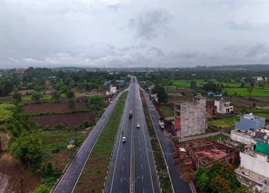 Aerial View of Jabalpur Outer Ring Road, Madhya Pradesh, India