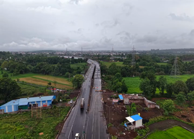 Aerial View of Jabalpur Outer Ring Road, Madhya Pradesh, India
