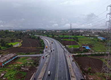 Aerial View of Jabalpur Outer Ring Road, Madhya Pradesh, India