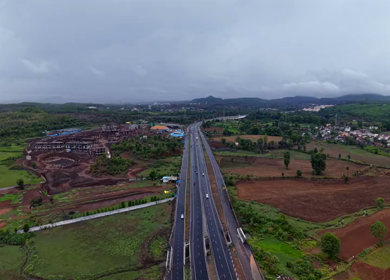 Aerial View of Jabalpur Outer Ring Road, Madhya Pradesh, India