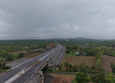 Aerial View of Jabalpur Outer Ring Road, Madhya Pradesh, India