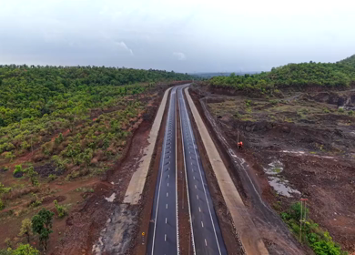 Aerial View of Jabalpur Outer Ring Road, Madhya Pradesh, India