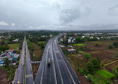 20th July 2026 : Aerial View of Jabalpur Outer Ring Road, Madhya Pradesh, India