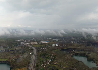 Aerial View of Jabalpur Outer Ring Road, Madhya Pradesh, India