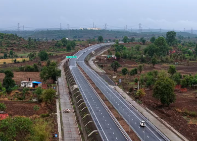 Aerial View of Jabalpur Outer Ring Road, Madhya Pradesh, India